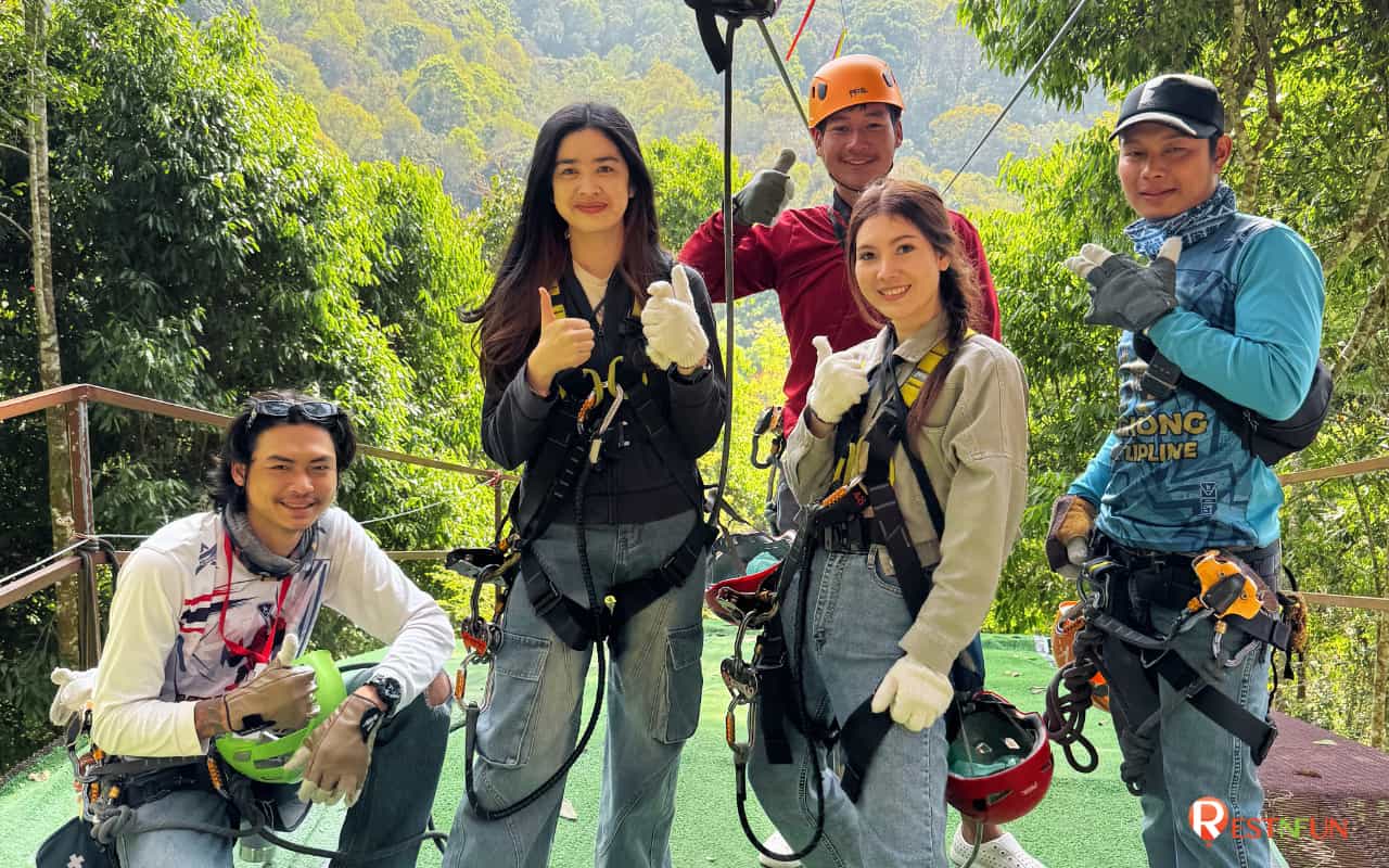 ความประทับใจกับซิปไลน์ที่คิงคอง สไมล์ ซิปไลน์
